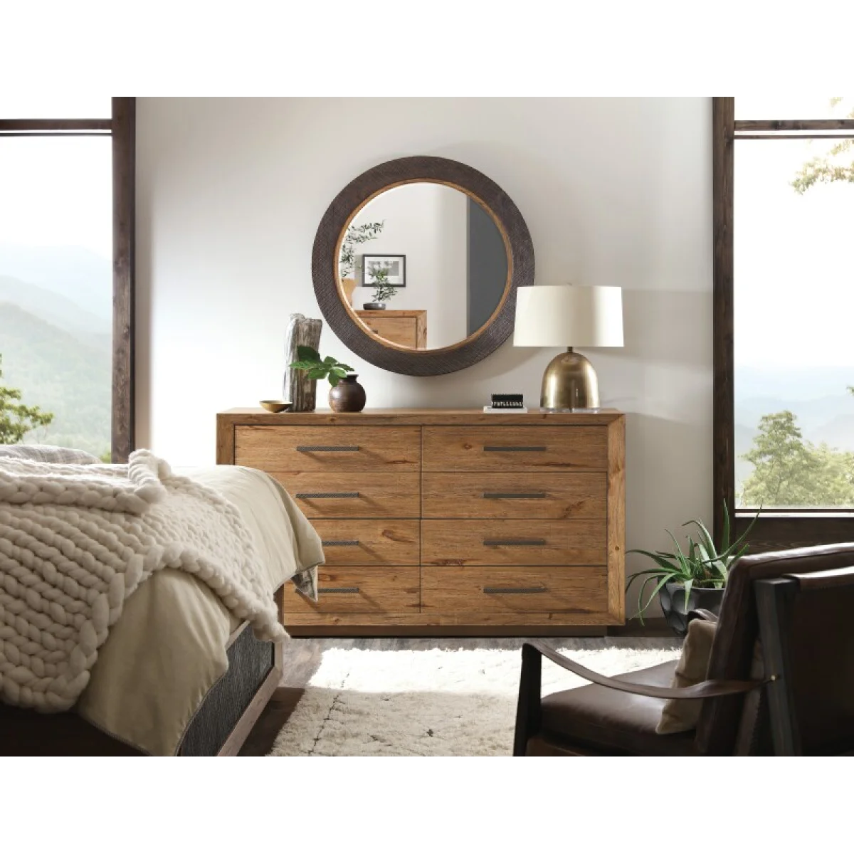 Big Sky Eight Drawer Dresser Dressers Brown 8