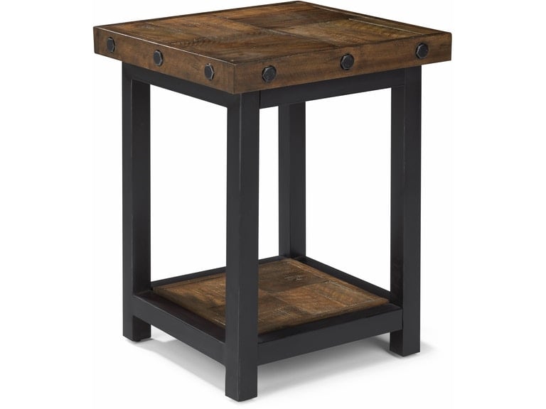 Carpenter Chairside Table Dark Brown