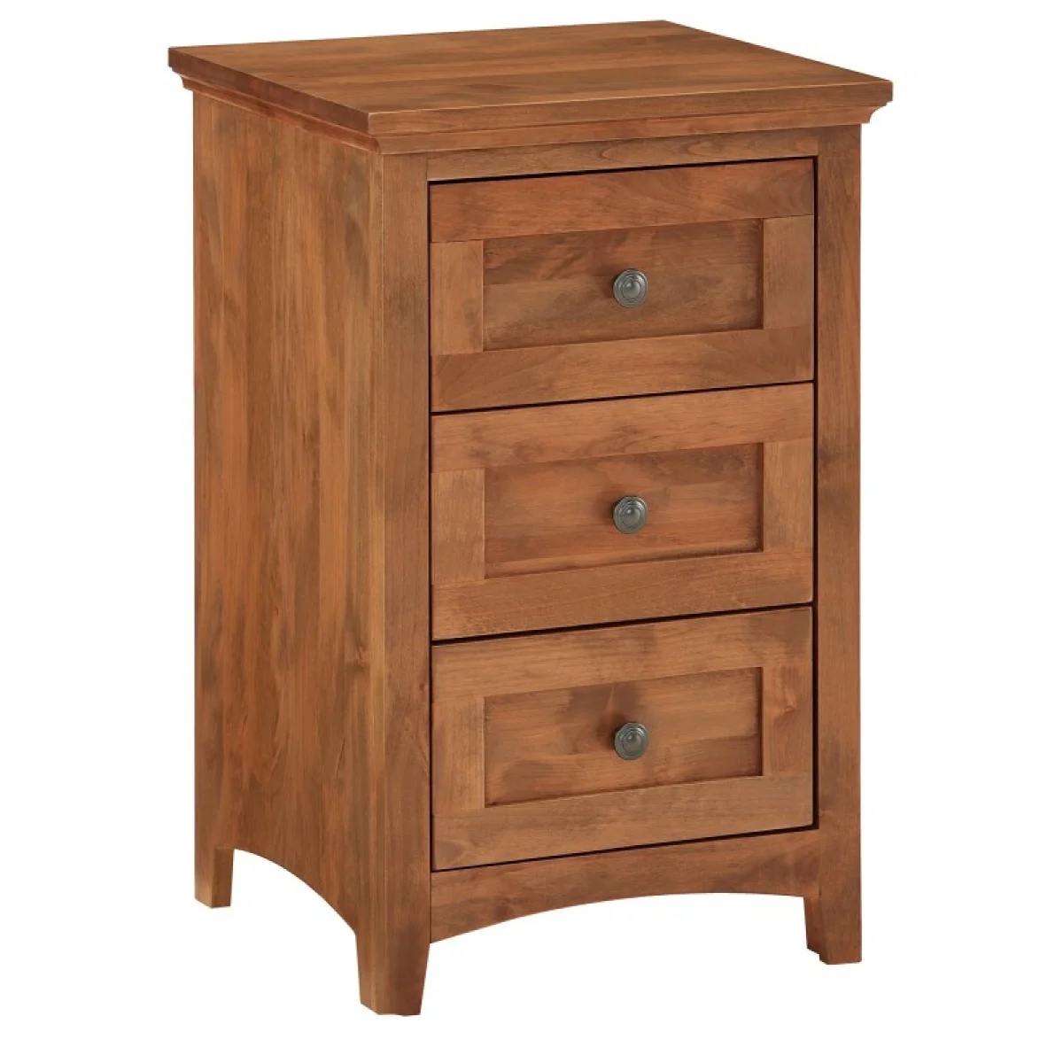 Emmerson 3 Drawer Nightstand – Tuscan Brown Nightstands Archbold Furniture 4