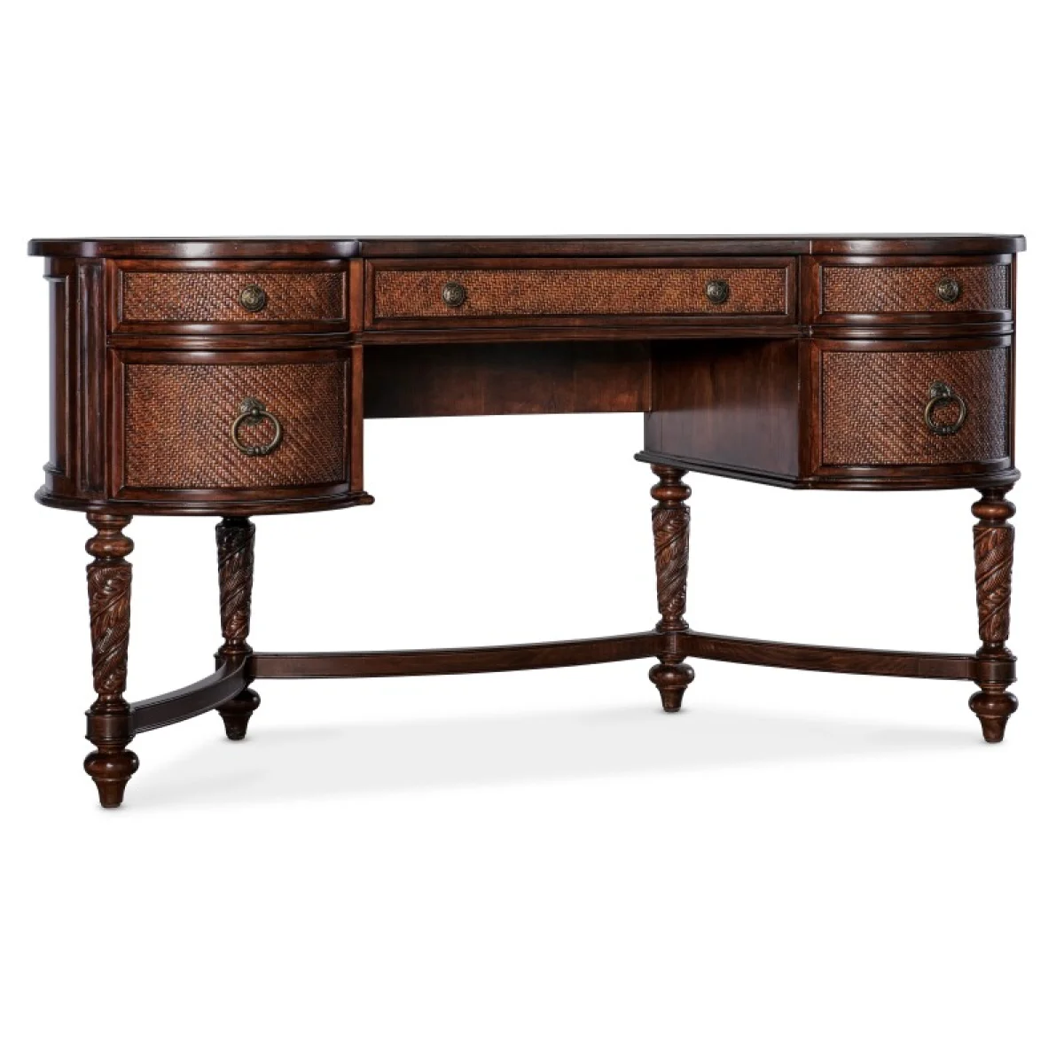 Charleston Kidney Writing Desk Desks Brown 4