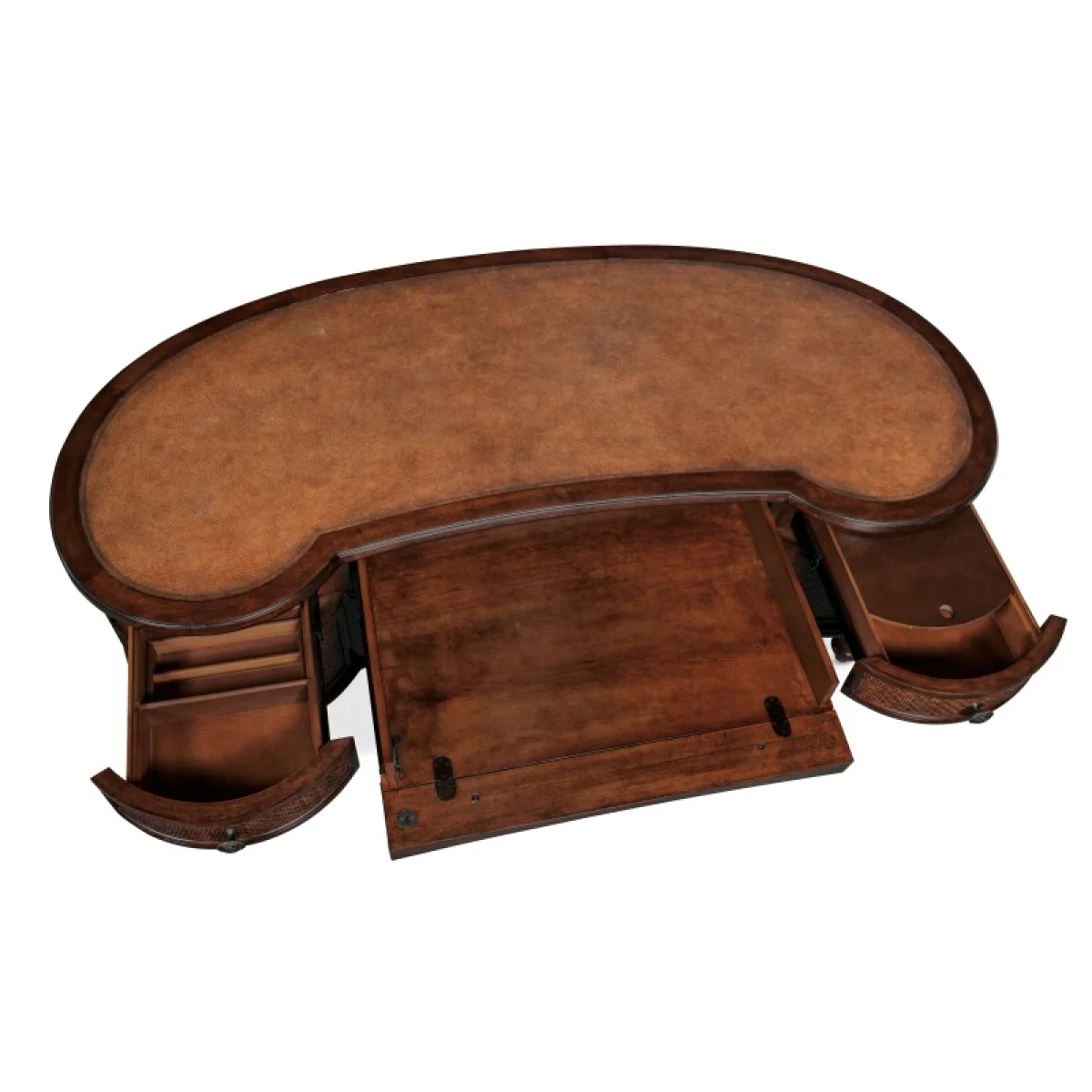 Charleston Kidney Writing Desk Desks Brown 7
