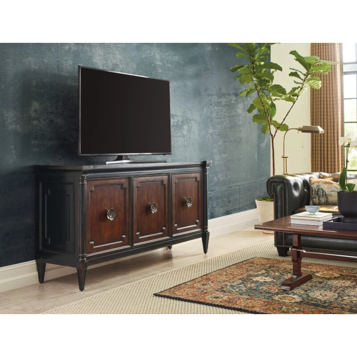 Charleston Entertainment Console Entertainment Stands Blacks 14