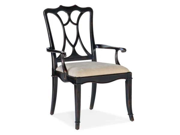 Charleston Upholstered Seat Side Chair Chairs & Benches Beige 20