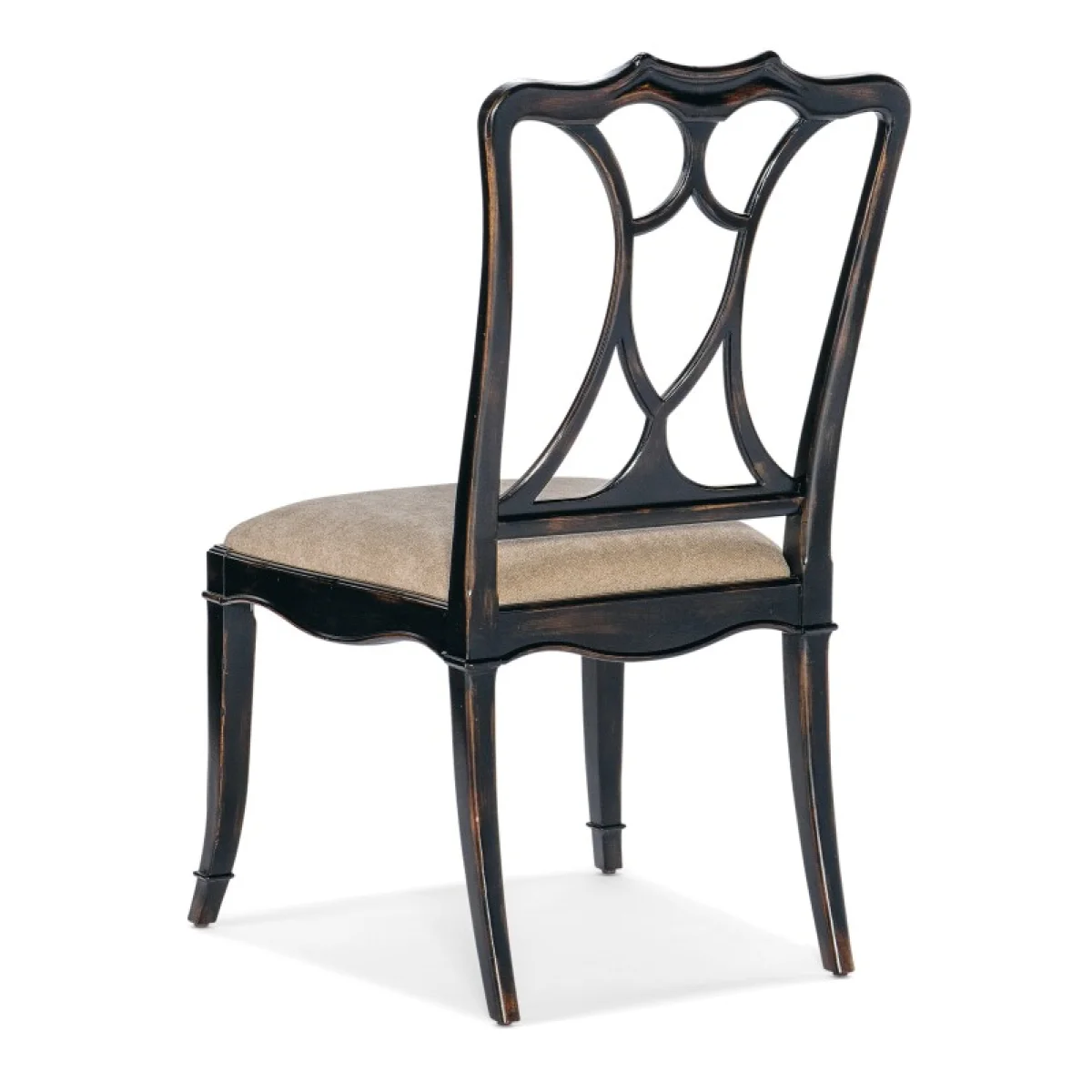 Charleston Upholstered Seat Side Chair Chairs & Benches Beige 6