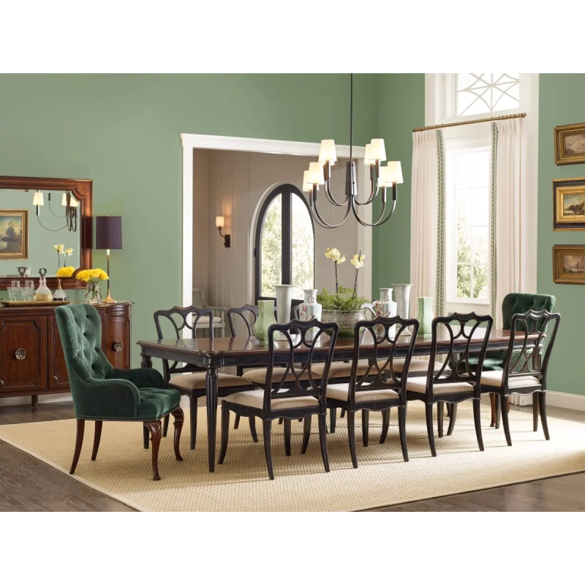 Charleston Upholstered Seat Side Chair Chairs & Benches Beige 10