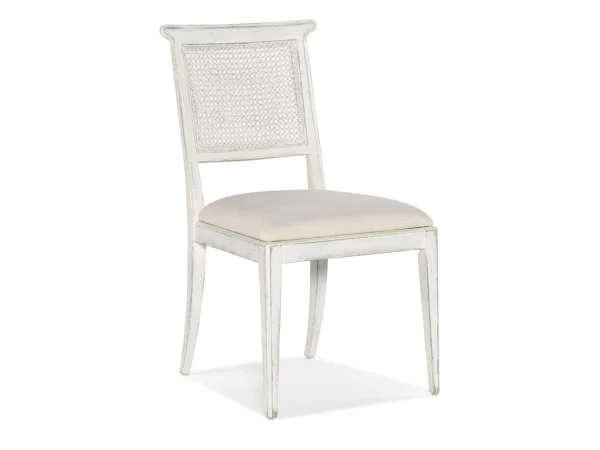 Charleston Upholstered Seat Side Chair Chairs & Benches Beige