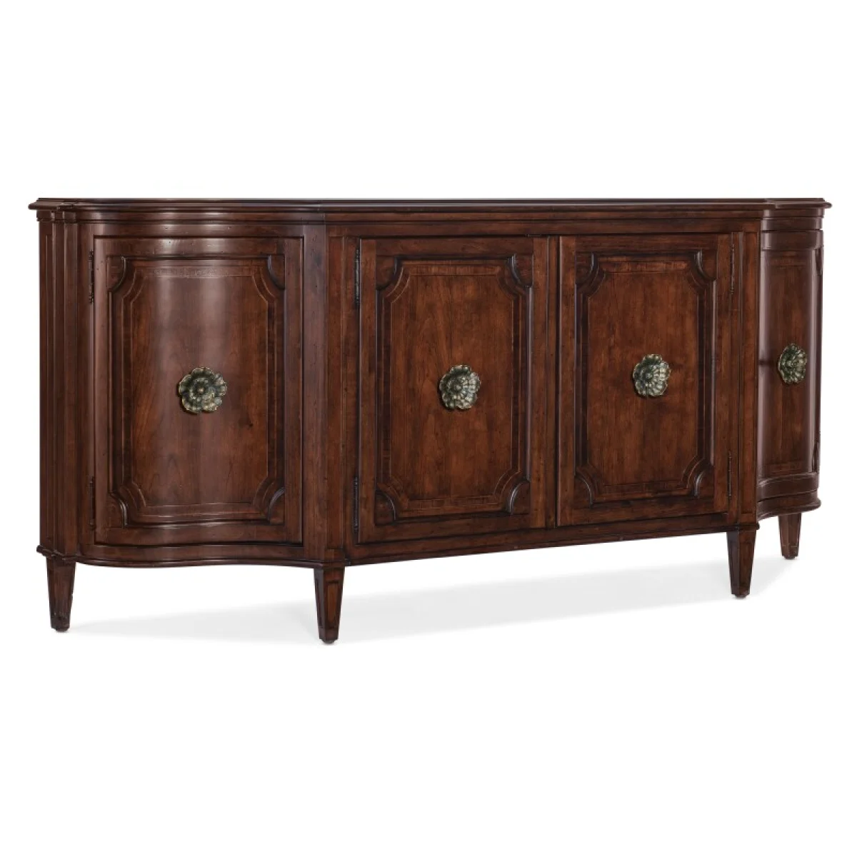 Charleston Four-Door Buffet Dining Storage Brown 4