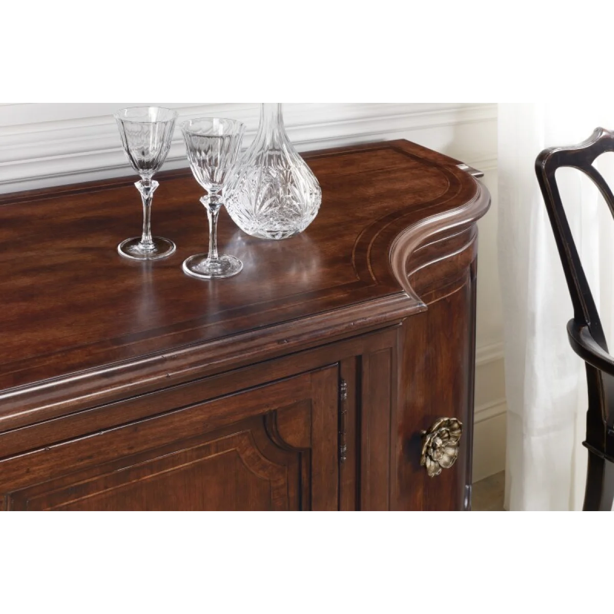 Charleston Four-Door Buffet Dining Storage Brown 7