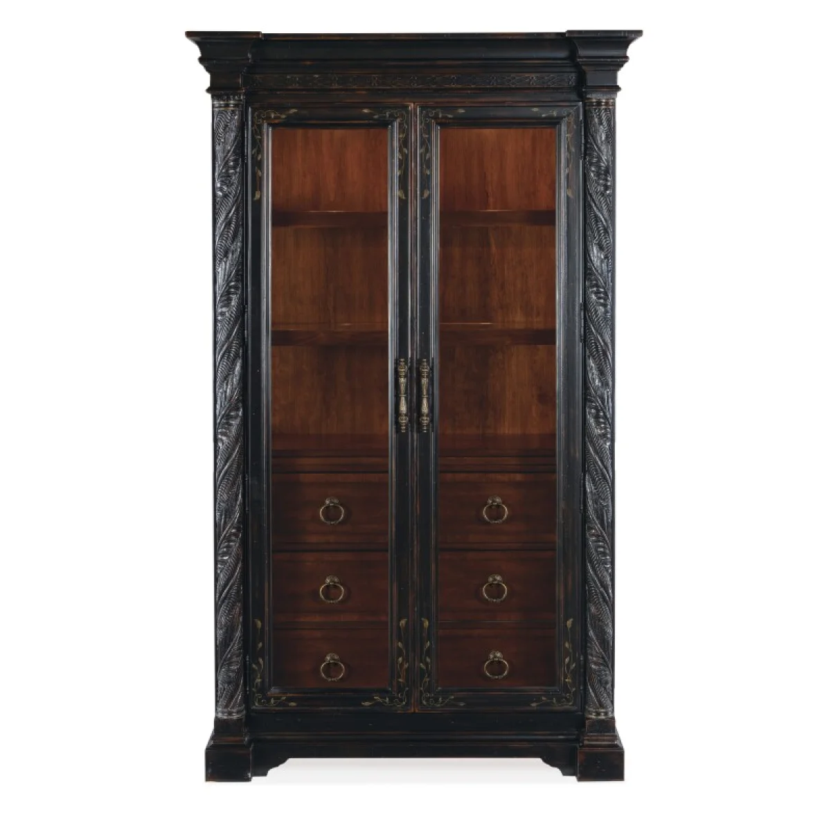 Charleston Display Cabinet Dining Storage black 12