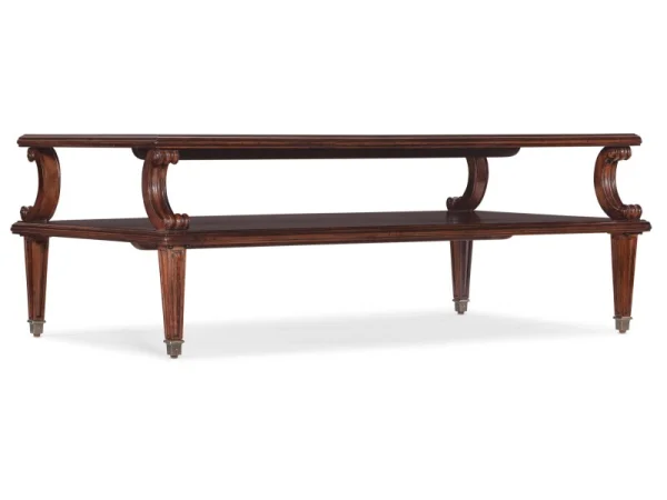 Charleston Rectangle Cocktail Table Cocktail & Coffee Tables Brown