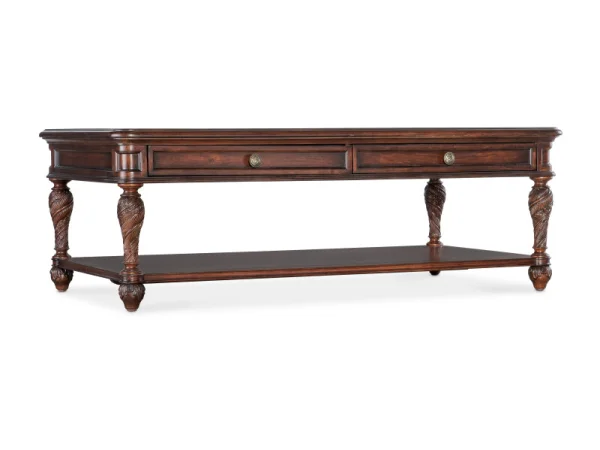 Charleston Rectangle Cocktail Table Cocktail & Coffee Tables Brown