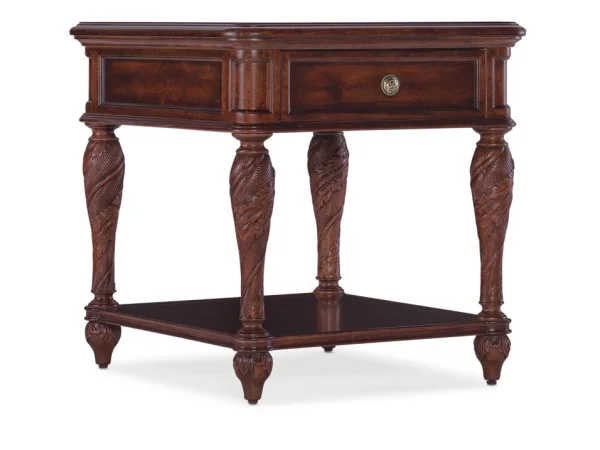 Charleston One-Drawer End Table End tables Brown