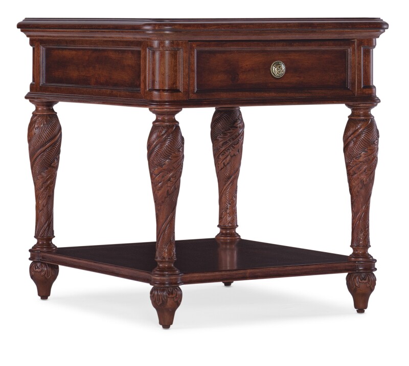 Charleston One-Drawer End Table End tables Brown 4 Charleston One-Drawer End Table End tables Brown 4