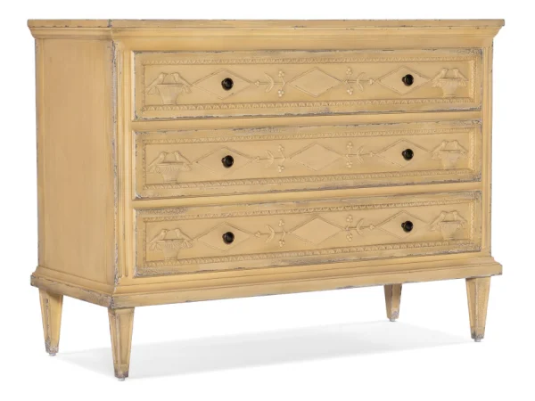 Charleston Three-Drawer Accent Chest Accent Furniture Accent Furniture