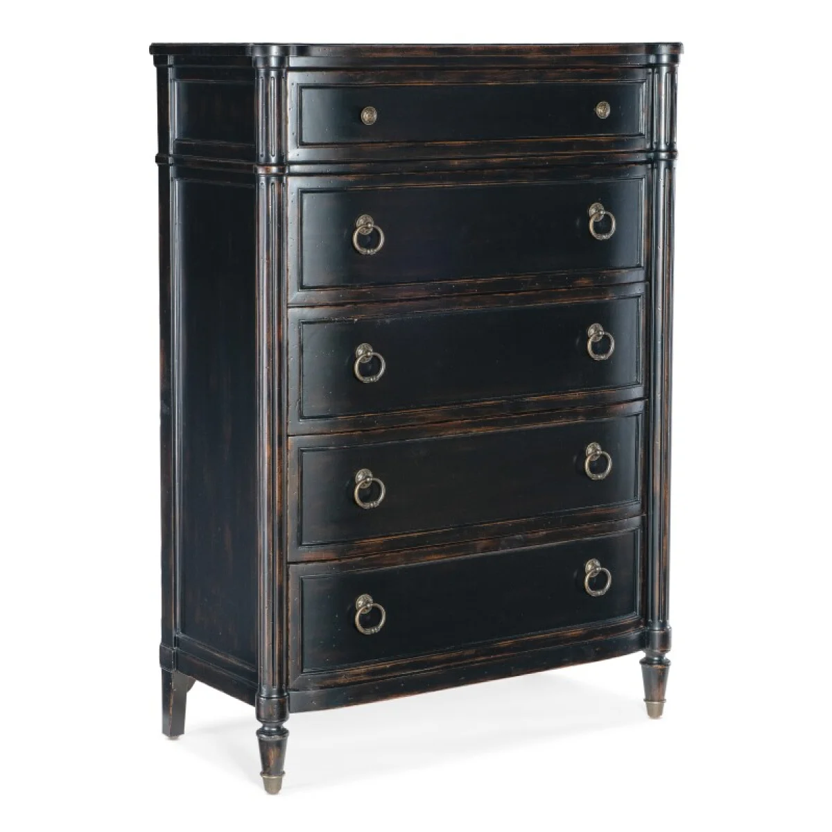 Charleston Five-Drawer Chest Chests black 4