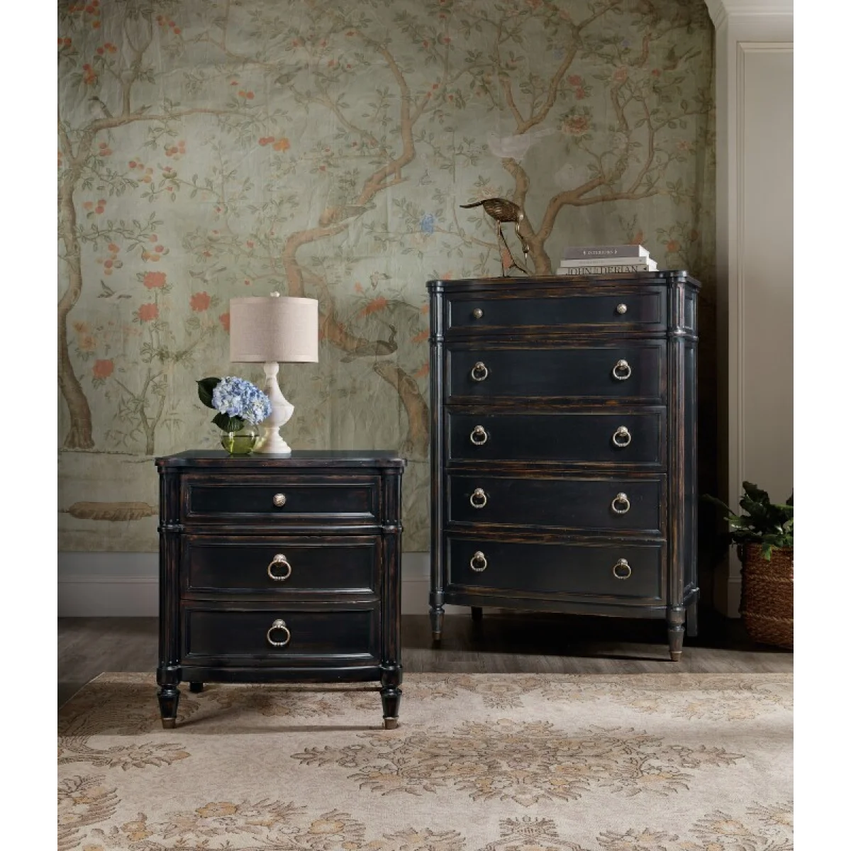 Charleston Five-Drawer Chest Chests black 8