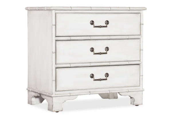 Charleston Three-Drawer Nightstand Nightstands Hooker Furniture