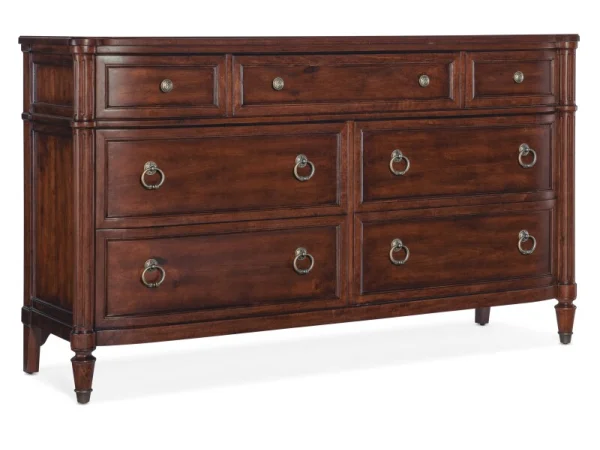 Charleston Seven-Drawer Dresser Dressers Brown