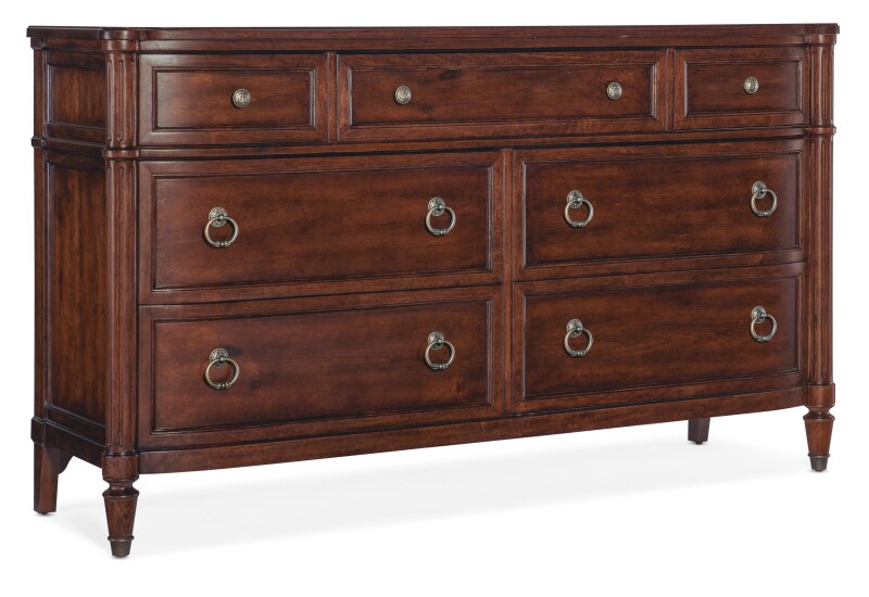 Charleston Seven-Drawer Dresser Dressers Brown 10 Charleston Seven-Drawer Dresser Dressers Brown 10