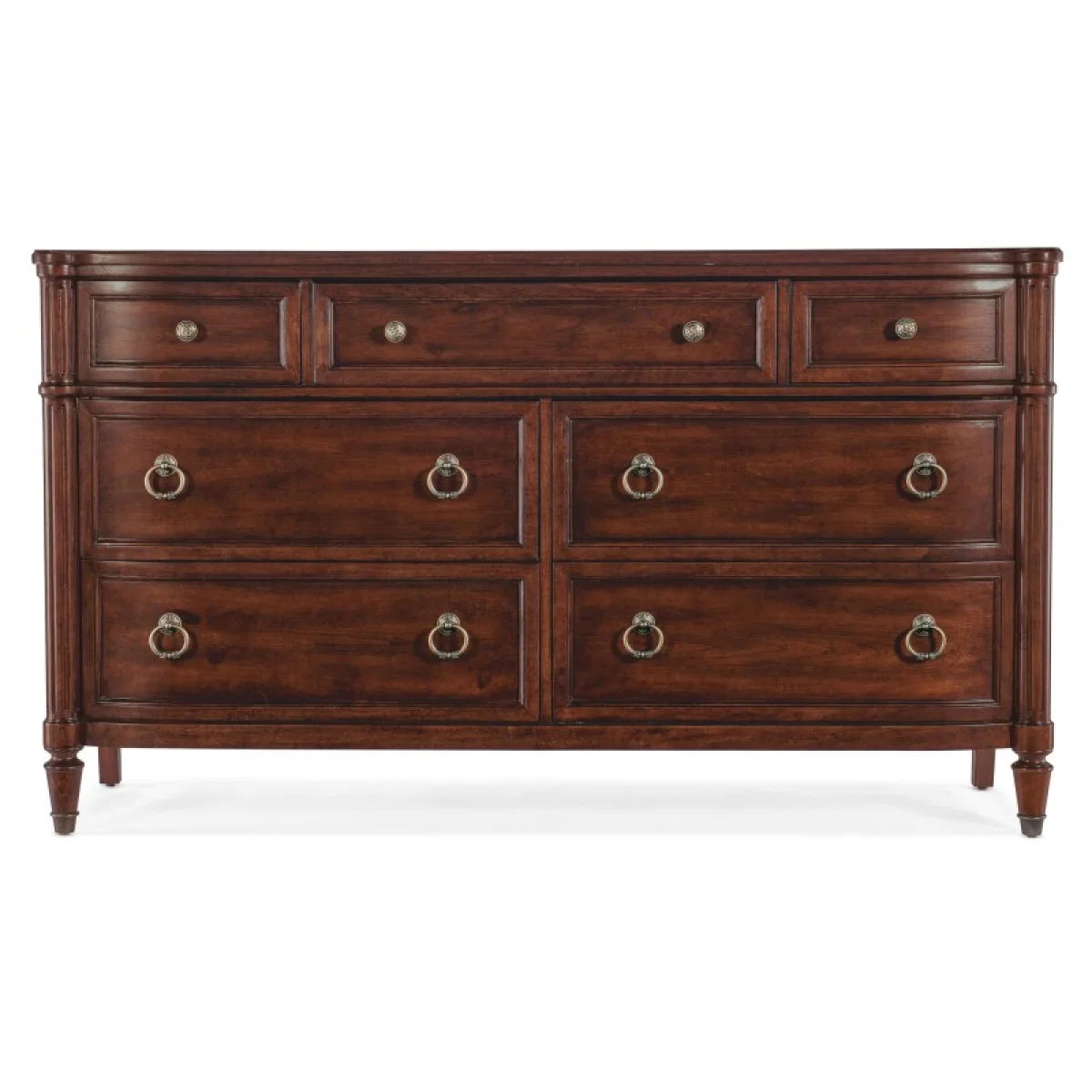 Charleston Seven-Drawer Dresser Dressers Brown 7