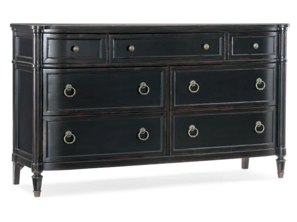 Charleston Seven-Drawer Dresser Dressers black