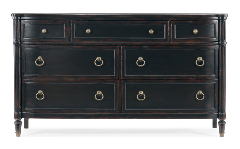 Charleston Seven-Drawer Dresser Dressers black 6 Charleston Seven-Drawer Dresser Dressers black 6
