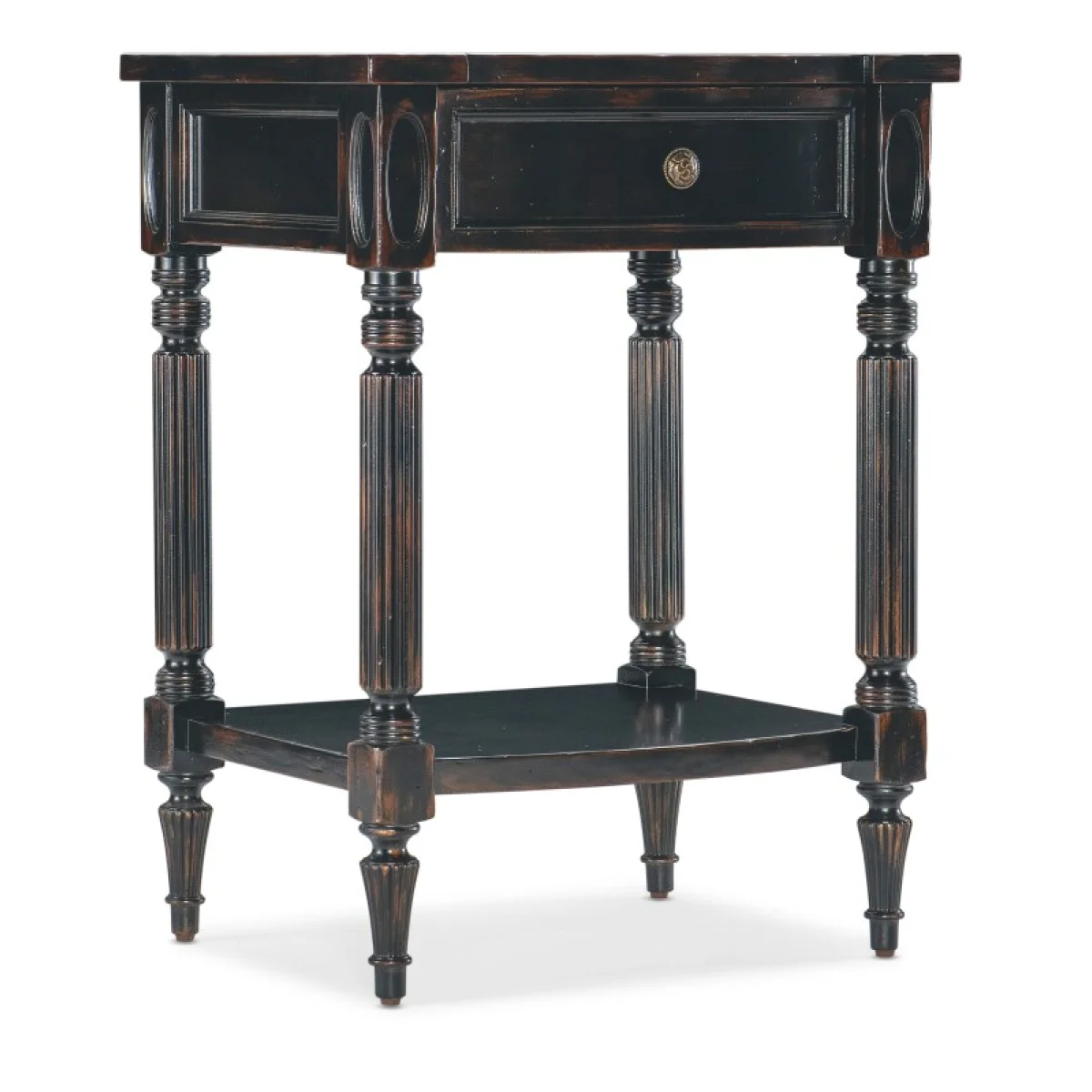 Charleston One-Drawer Telephone Table Nightstands black 4