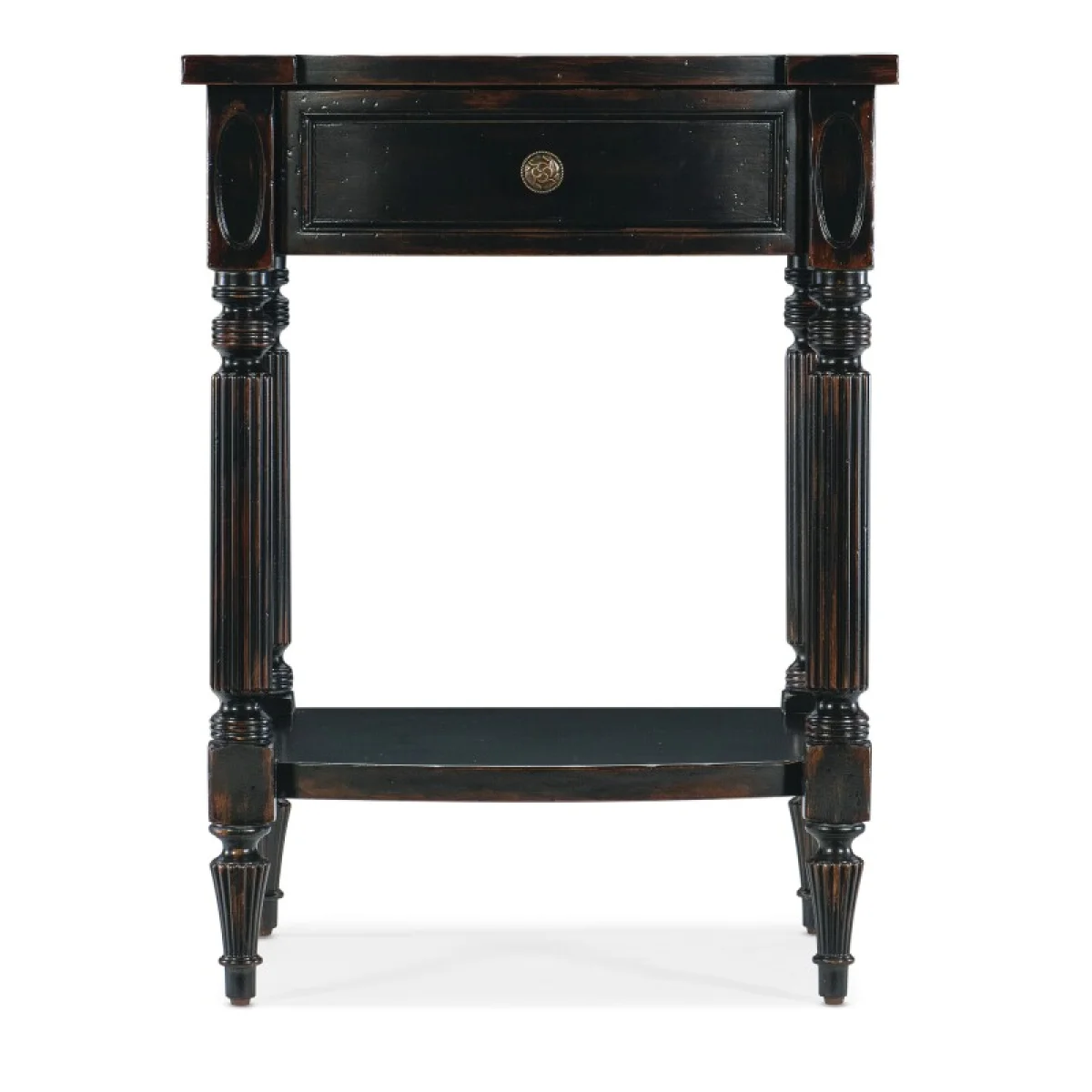 Charleston One-Drawer Telephone Table Nightstands black 6