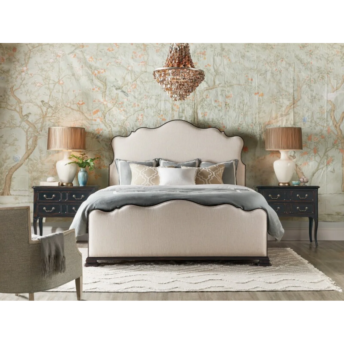 Charleston King Upholstered Bed Beds Beds 8