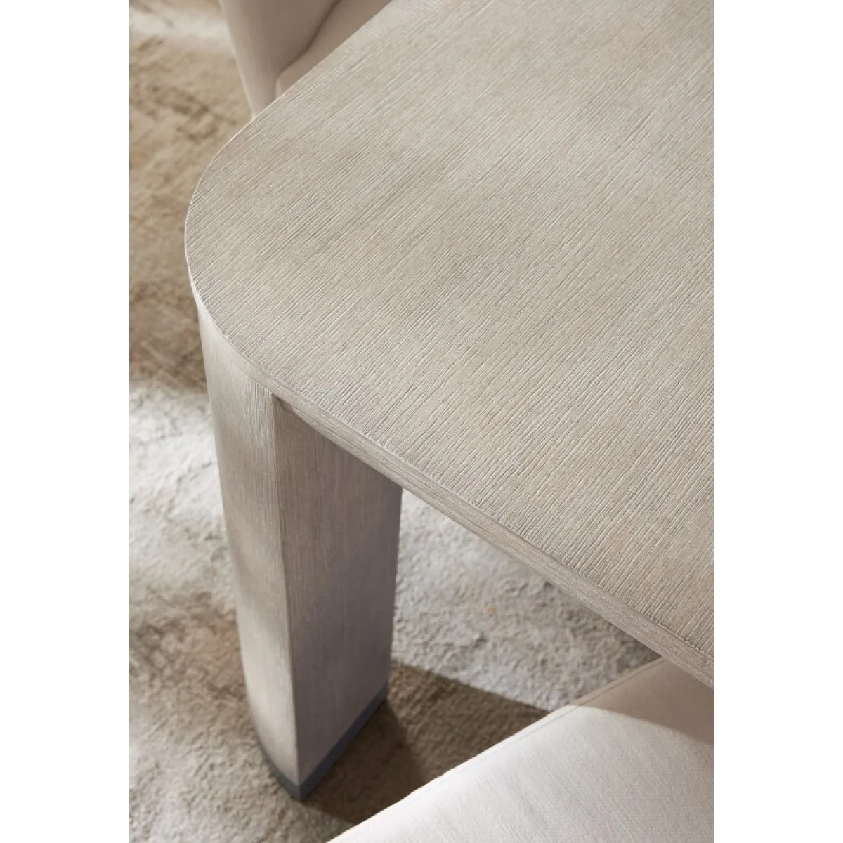 Modern Mood Leg Dining Table with 1-24in Leaf Dining Tables Brown 12