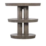 Modern Mood Round Side Table End tables Brown 12