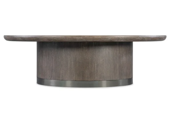 Modern Mood Round Cocktail Table Cocktail & Coffee Tables Brown