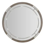 Modern Mood Round Mirror Bedroom Mirrors Brown 6