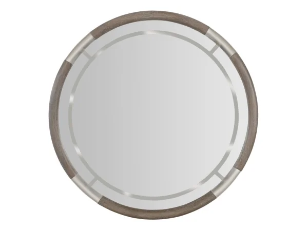 Modern Mood Round Mirror Bedroom Mirrors Brown 13