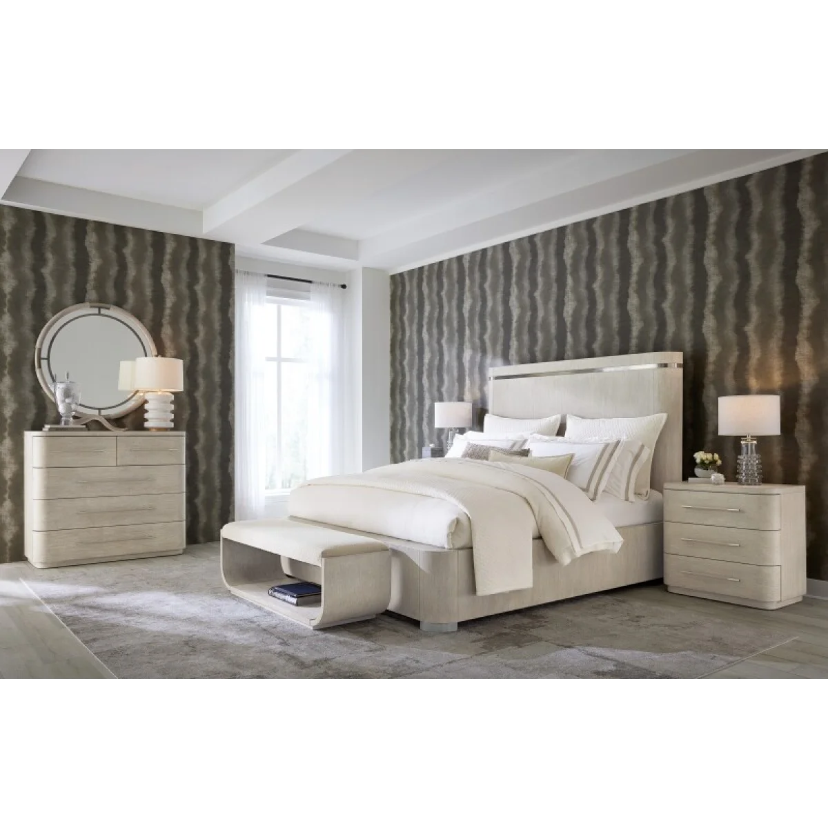 Modern Mood King Panel Bed Beds Beds 7