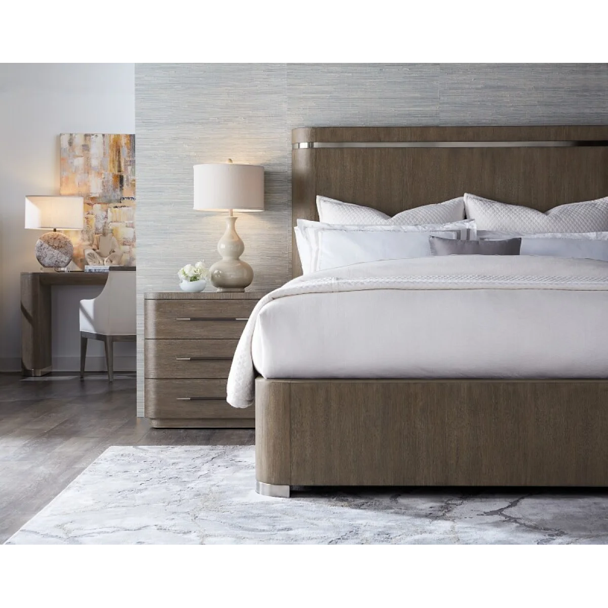 Modern Mood King Panel Bed Beds Beds 8