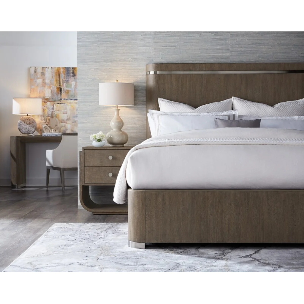 Modern Mood King Panel Bed Beds Beds 9