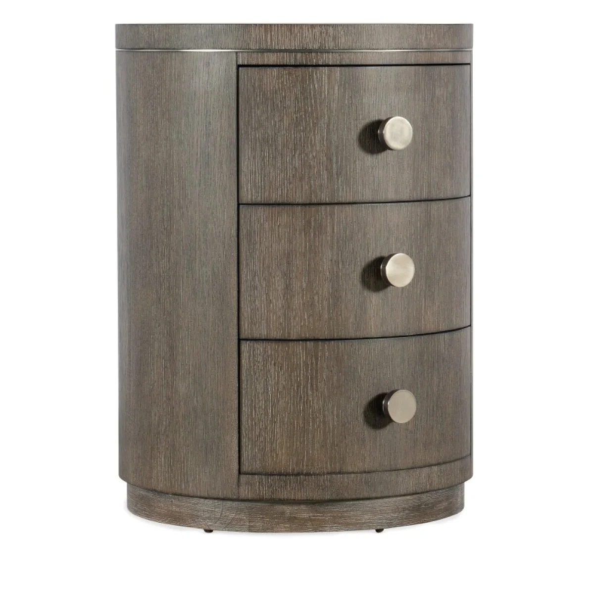 Modern Mood Round Nightstand Nightstands Brown 4