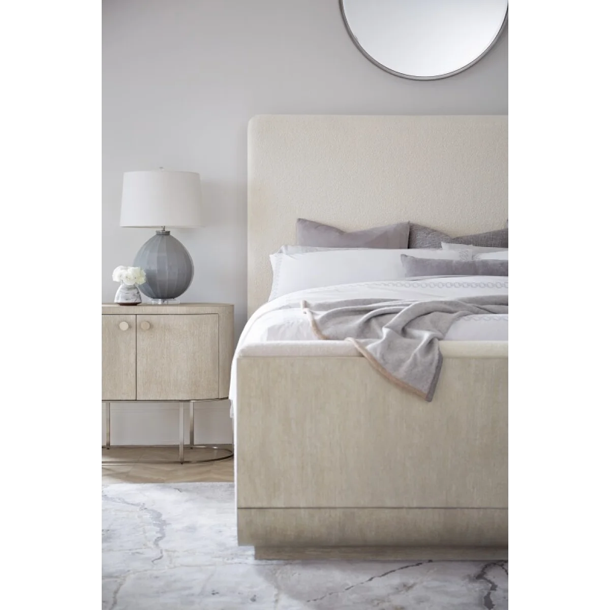 Modern Mood King Upholstered Panel Bed Beds Beds 9