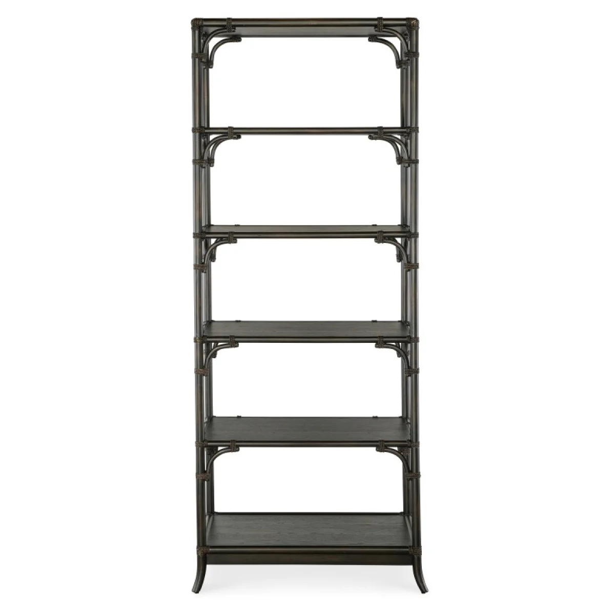Retreat Pole Rattan Bookcase Bookcases black 6