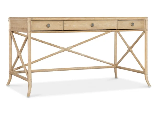 Retreat Pole Rattan Writing Desk Desks Brown