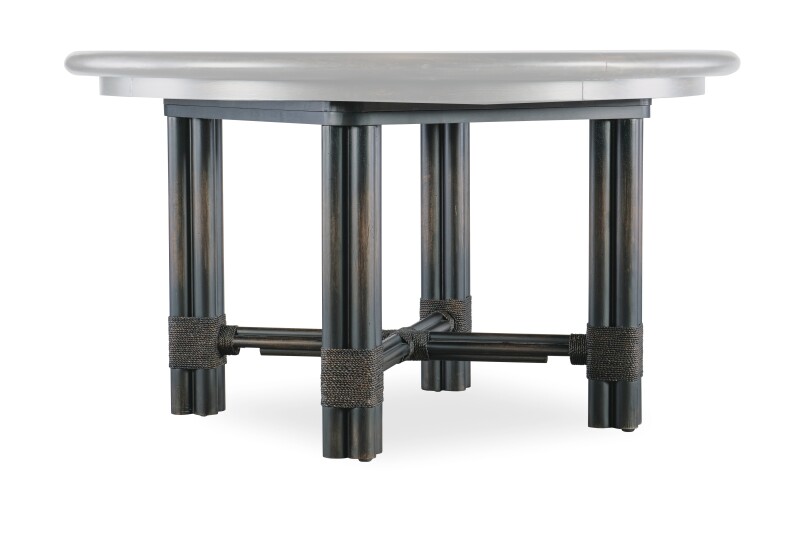 Casual Dining Retreat Pole Rattan Round Dining Table Base