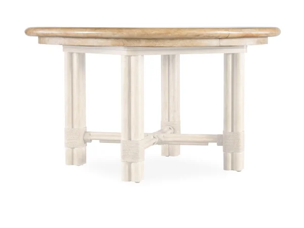 Casual Dining Retreat Pole Rattan Round Dining Table Top Dining Table Tops Brown