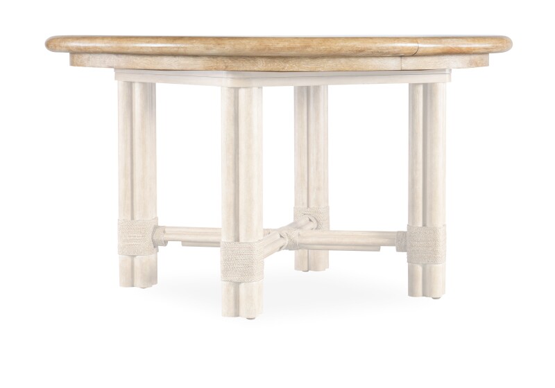 Casual Dining Retreat Pole Rattan Round Dining Table Top