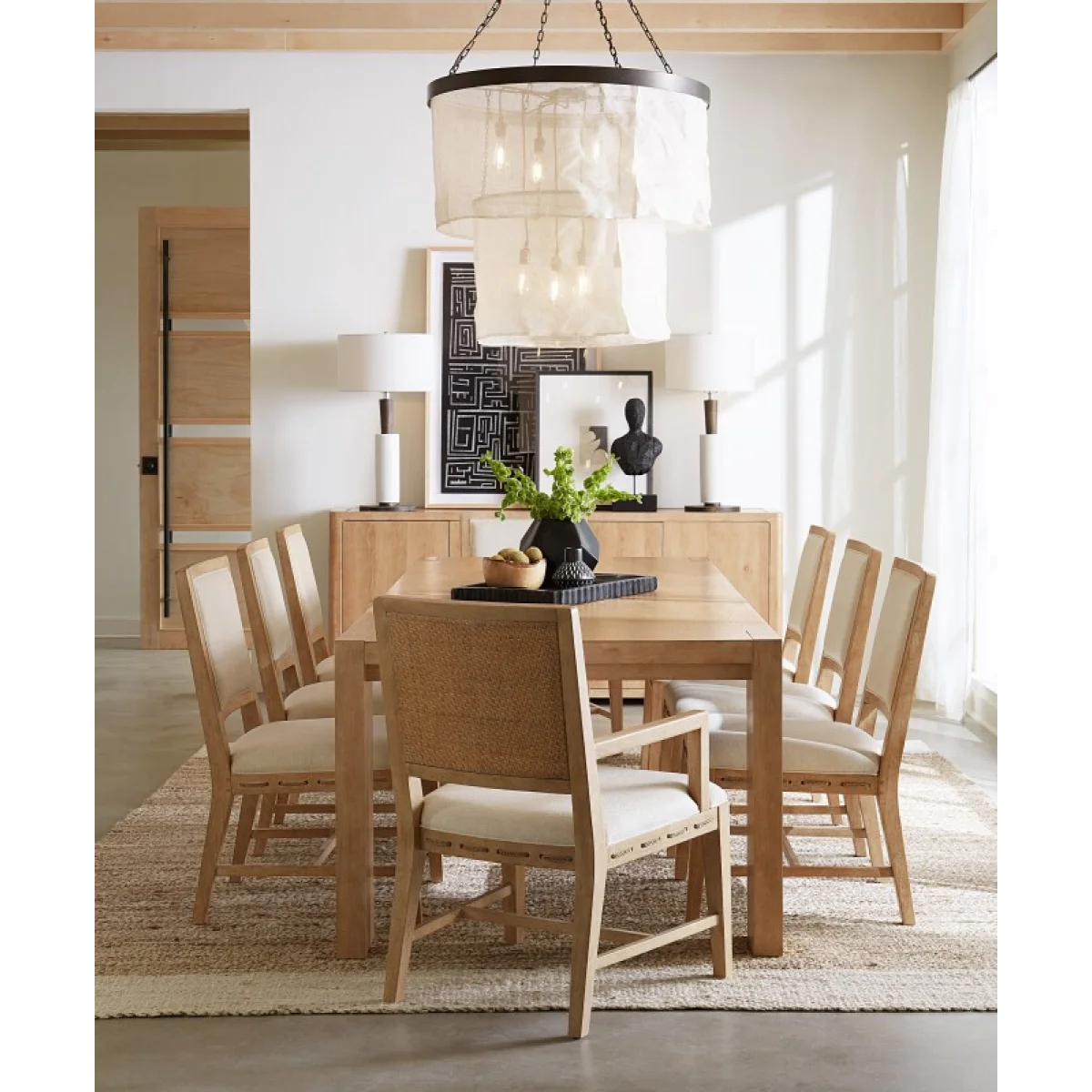 Retreat Cane Back Side Chair Chairs & Benches Beige 9