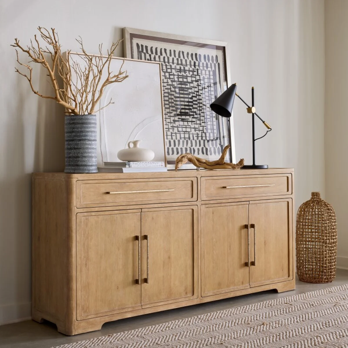 Retreat Buffet Dining Storage Brown 9