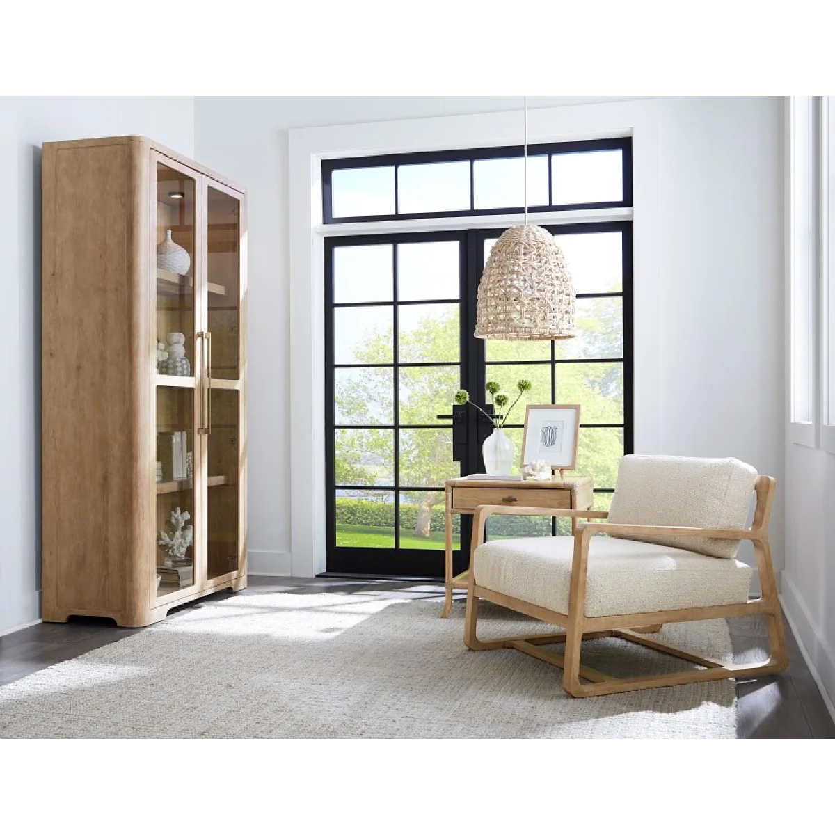Retreat Display Cabinet Dining Storage Brown 9