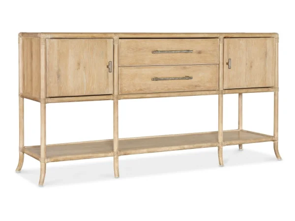 Retreat Pole Rattan Sideboard Dining Storage Brown