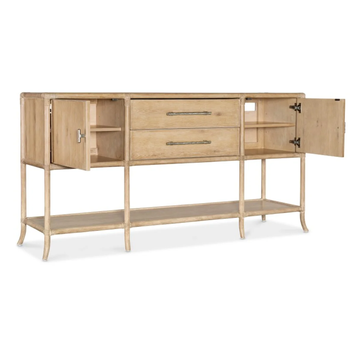 Retreat Pole Rattan Sideboard Dining Storage Brown 6