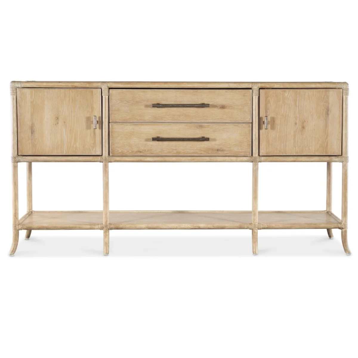 Retreat Pole Rattan Sideboard Dining Storage Brown 7